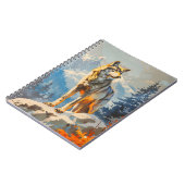 ウルフ威厳のある ノートブック (左側)