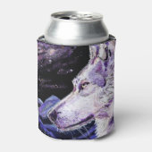 ウルフ宇宙マウンテンズ絵画フォレストズ 缶クーラー (缶正面)