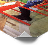 ウルフ宿題をやっている ポスター (角)