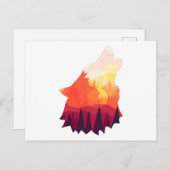 ウルフ怒スケッチ ポストカード (正面/裏面)