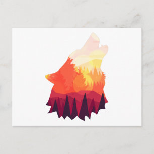 ウルフ怒スケッチ ポストカード