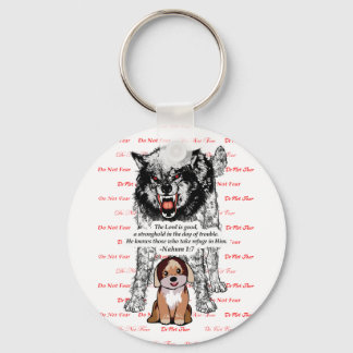 ウルフ怒パピー – 恐れない – #2 Fear Red.png キーホルダー