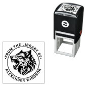 ウルフ怒ヘッドベアリング歯ライブラリのブック名 セルフインキングスタンプ (インサイチュ)