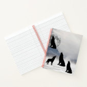 ウルフ愛好家のスパイラルノート ノートブック (内部)