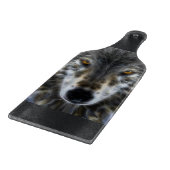 ウルフ感動的グラフィックポートレート カッティングボード (角)