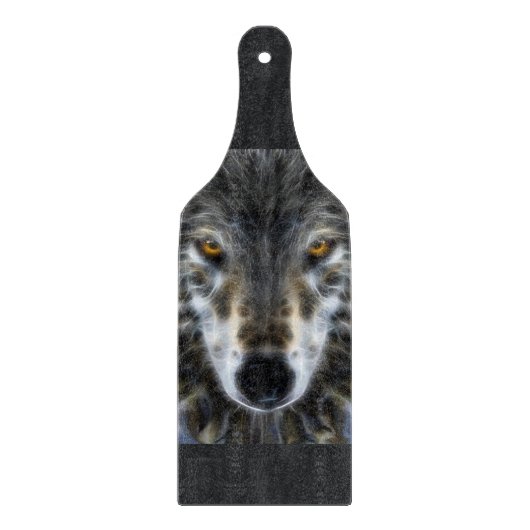 ウルフ感動的グラフィックポートレート カッティングボード (正面)