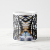 ウルフ感動的グラフィックポートレート ジャンボコーヒーマグカップ (正面)