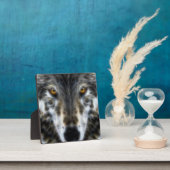 ウルフ感動的グラフィックポートレート フォトプラーク (インサイチュ)