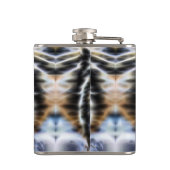 ウルフ感動的グラフィックポートレート フラスク (裏面)