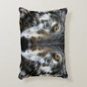 ウルフ感動的デザインポートレート アクセントクッション (正面(垂直))