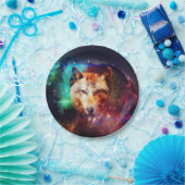 ウルフ抽象芸術絵画ズ ペーパープレート (パーティー)