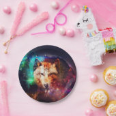 ウルフ抽象芸術絵画ズ ペーパープレート (パーティー)