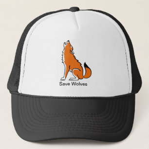 ウルフ救ズ – 動物活動家 – 絶滅危惧動物 キャップ