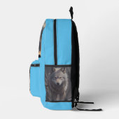 ウルフ数々のリュック プリントバックパック (右)