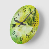 ウルフ時計 ラウンド壁時計 (傾斜)