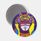 ウルフ歩くバイピリエロ マグネット (正面/裏面)