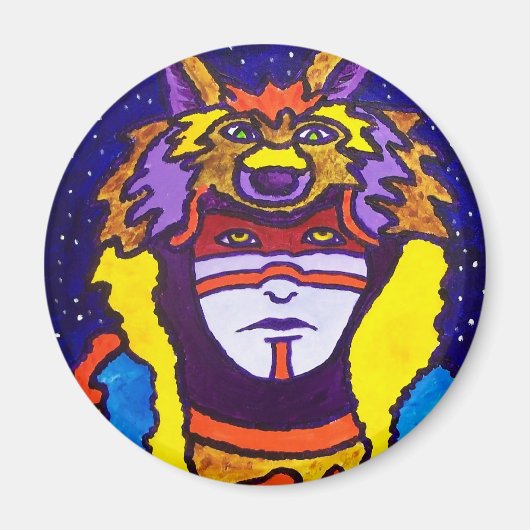 ウルフ歩くバイピリエロ マグネット (正面)