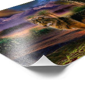 ウルフ狩りイン山 フォトプリント            (角)