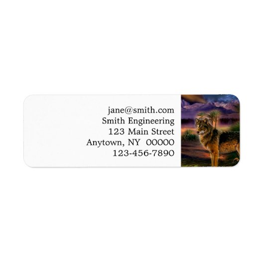 ウルフ狩りイン山 ラベル (正面)