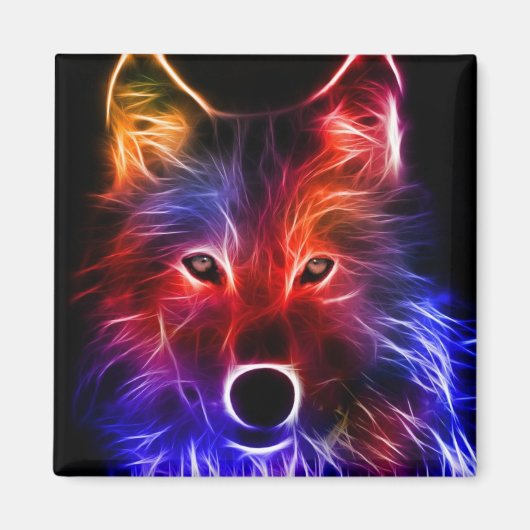 ウルフ疑問に思 マグネット (正面)