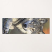 ウルフ素晴らしポートレート ヨガマット (正面(横))