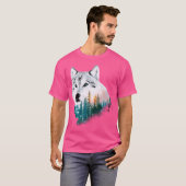 ウルフ素晴らしモチーフ Tシャツ (正面フル)