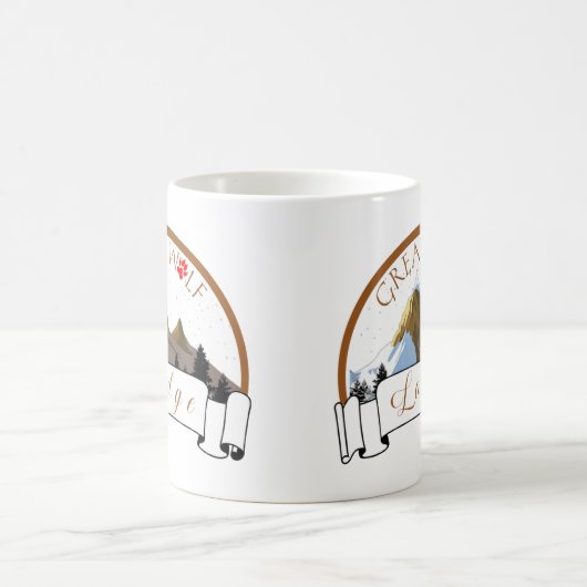 ウルフ素晴らしロッジマグ コーヒーマグカップ (中央)