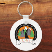 ウルフ素晴らしロッジ キーホルダー (正面)