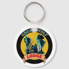 ウルフ素晴らしロッジ キーホルダー