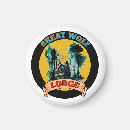 ウルフ素晴らしロッジ マグネット