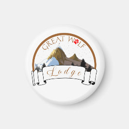 ウルフ素晴らしロッジ マグネット