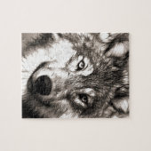 ウルフ素晴らし顔写真プリントアクセサリーtherian ジグソーパズル (横)