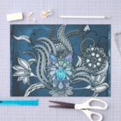 ウルフ素晴らし、ラインアートデザイン 薄葉紙 (クラフト)