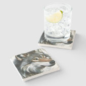 ウルフ絵画ズ ストーンコースター (横)