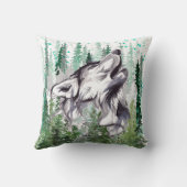 ウルフ装飾用クッション | ウルフカラフル装飾用クッション クッション (裏面)