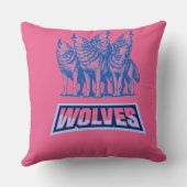 ウルフ装飾用クッション クッション (裏面)