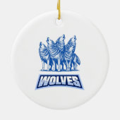 ウルフ装飾用クッション セラミックオーナメント (裏面)