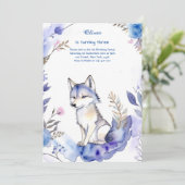 ウルフ誕生日招待状 招待状 (スタンド正面)