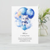 ウルフ誕生日招待状 招待状 (スタンド正面)