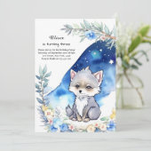 ウルフ誕生日招待状 招待状 (スタンド正面)