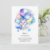 ウルフ誕生日招待状 招待状 (スタンド正面)