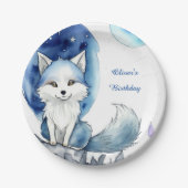 ウルフ誕生日 ペーパープレート (正面)