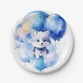 ウルフ誕生日 ペーパープレート (正面)