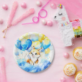 ウルフ誕生日 ペーパープレート (パーティー)