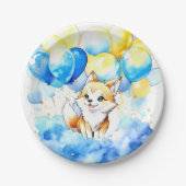 ウルフ誕生日 ペーパープレート (正面)