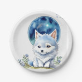 ウルフ誕生日 ペーパープレート (正面)