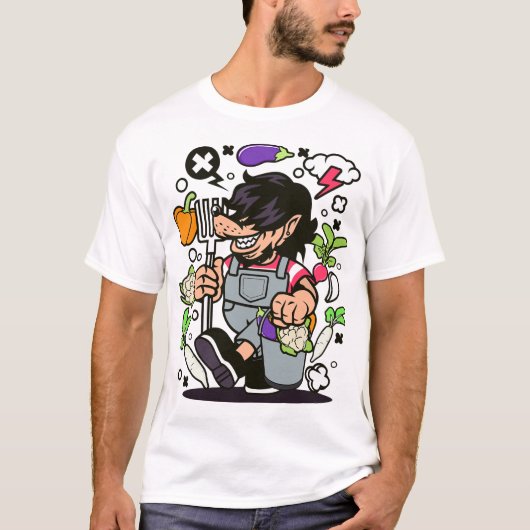 ウルフ農家 Tシャツ (正面)