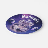 ウルフ銀河系スターズコズミックバースデーパーティー ペーパープレート (アングル)