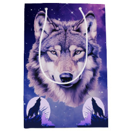 ウルフ銀河系スターズコズミックバースデーパーティー ミディアムペーパーバッグ