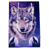 ウルフ銀河系スターズコズミックバースデーパーティー ミディアムペーパーバッグ (裏面)